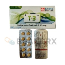 T-3 25 mcg Evolve Biolabs